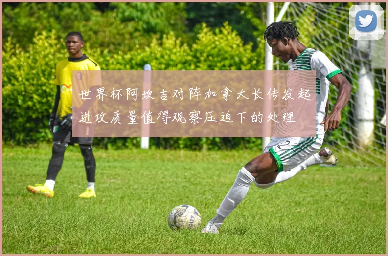 世界杯阿坎吉对阵加拿大长传发起进攻质量值得观察压迫下的处理